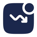 Graph Down New SVG Icon